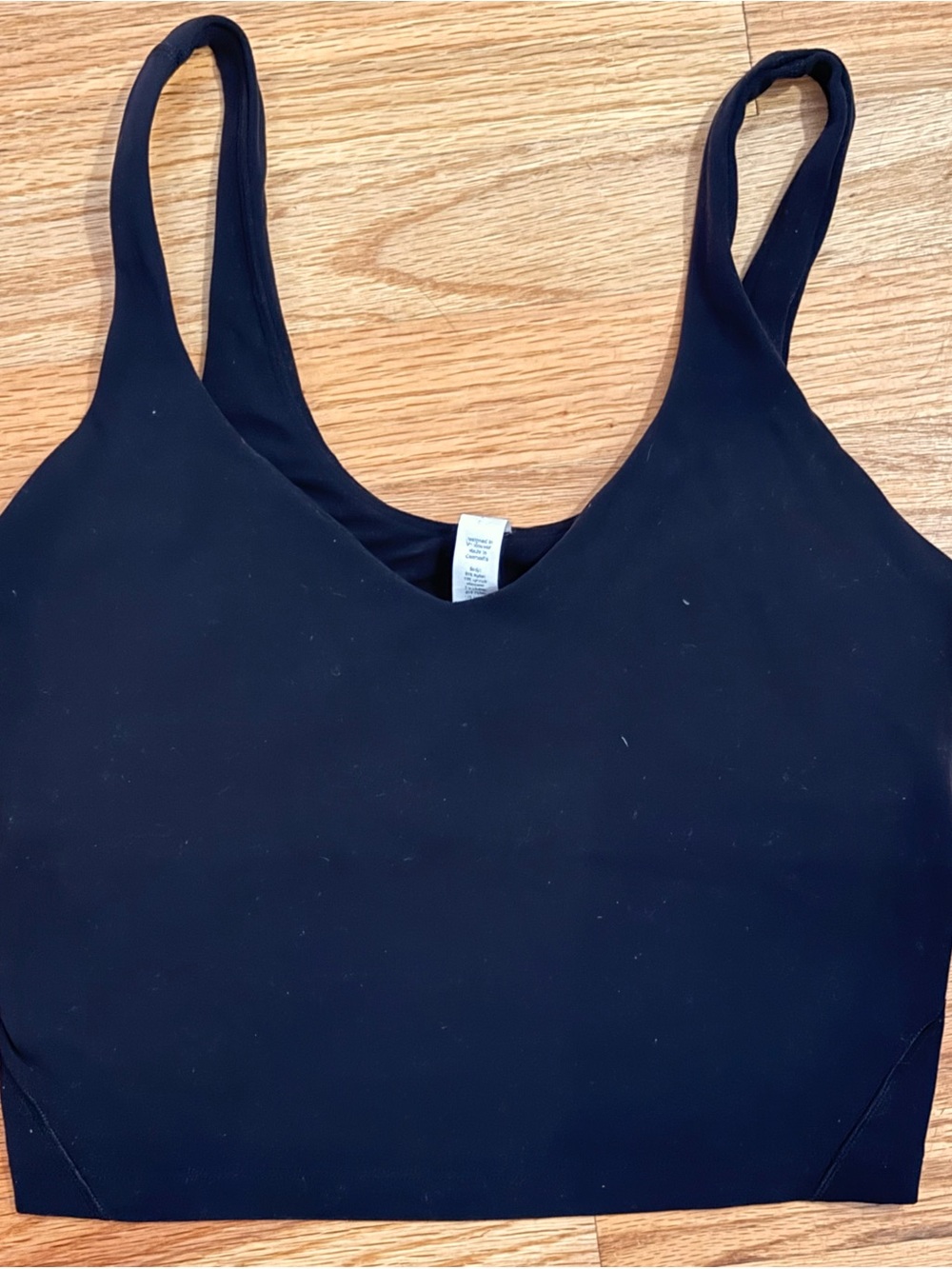 Lululemon Black Scoop Neck Sports Top